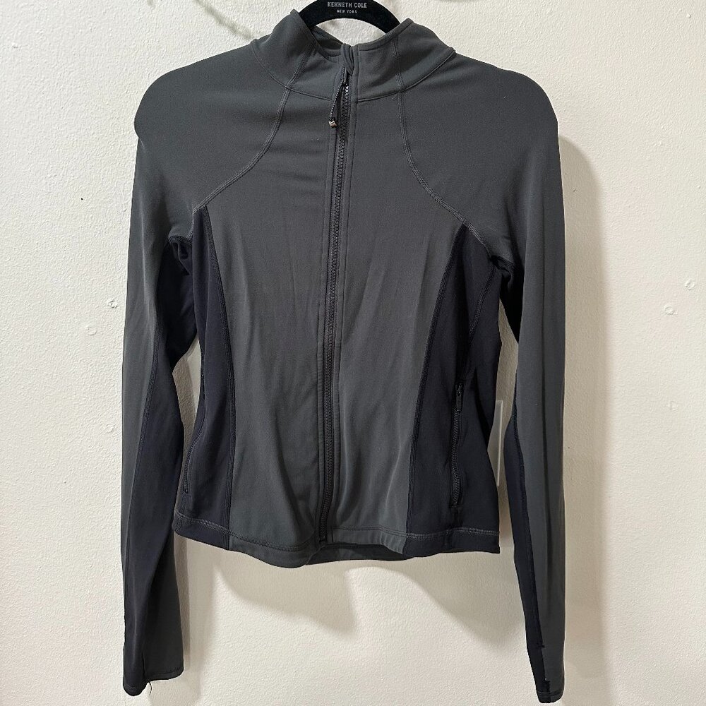 NEW Lululemon- Black and Gray Zip Up- Size 6/8